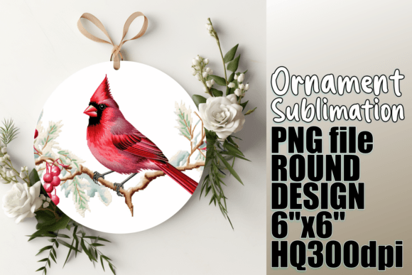 3D Embroidered Xmas Ornaments for Custom Sublimation