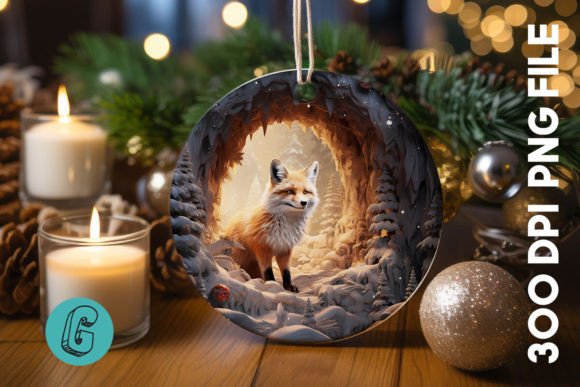 3D Fox Break Through Ornament 03: A Strategic Asset for Creative Execution
