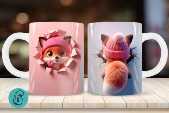 3D Fox Valentine Mug Wrap 2 Sided 16: A Practical Review for Creative Professionals