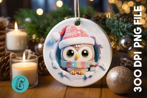 3D Owl Break Through Ornament Front 96: A Strategic Asset for Creative Workflows