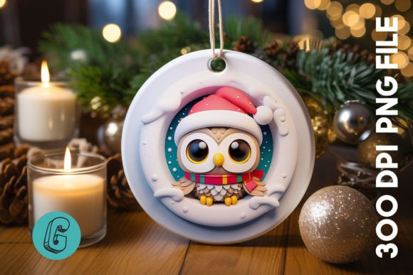 3D Owl Break Through Ornament Front 98: Elevating Your DIY Craft Projects