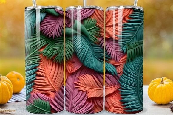 3D Palm Leaves Tumbler Wrap: A Practical Guide to Seamless Sublimation Integration