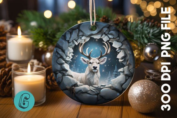 3D Reindeer Break Through Ornament 31: Elevating Your Holiday Creativity