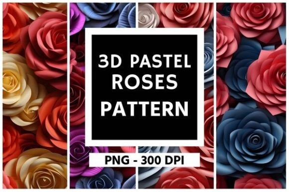 3D Roses Flowers Pattern Background 02: A Comprehensive Evaluation for Designers