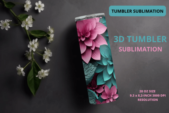 Elevating Custom Drinkware: The Strategic Impact of 3D Flowers Tumbler Sublimation