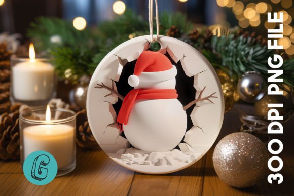 Evaluating the 3D Snowman Break Through Ornament B for Your Holiday Projects