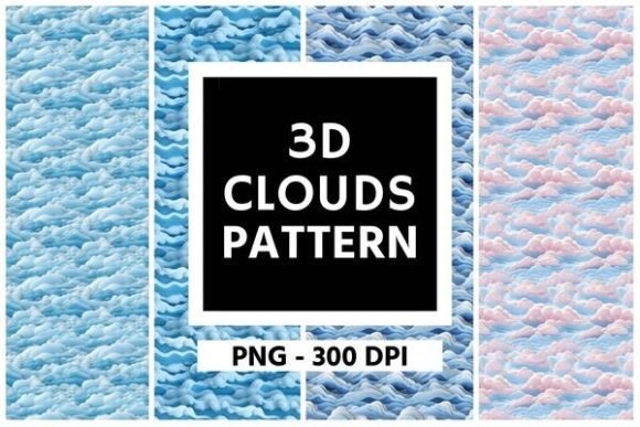 Free 3D Clouds Pattern Background: Elevate Your Designs with Ethereal Serenity