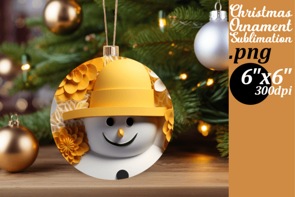 Frosty 3D Christmas Circle: A Strategic Asset for Sublimation Workflows