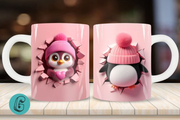 Valentine Penguin 3D Mug Wrap 2side 12: A Practical Review for Creative Professionals