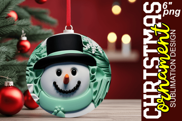 Winter 3D Christmas Ornaments for Creative Projects